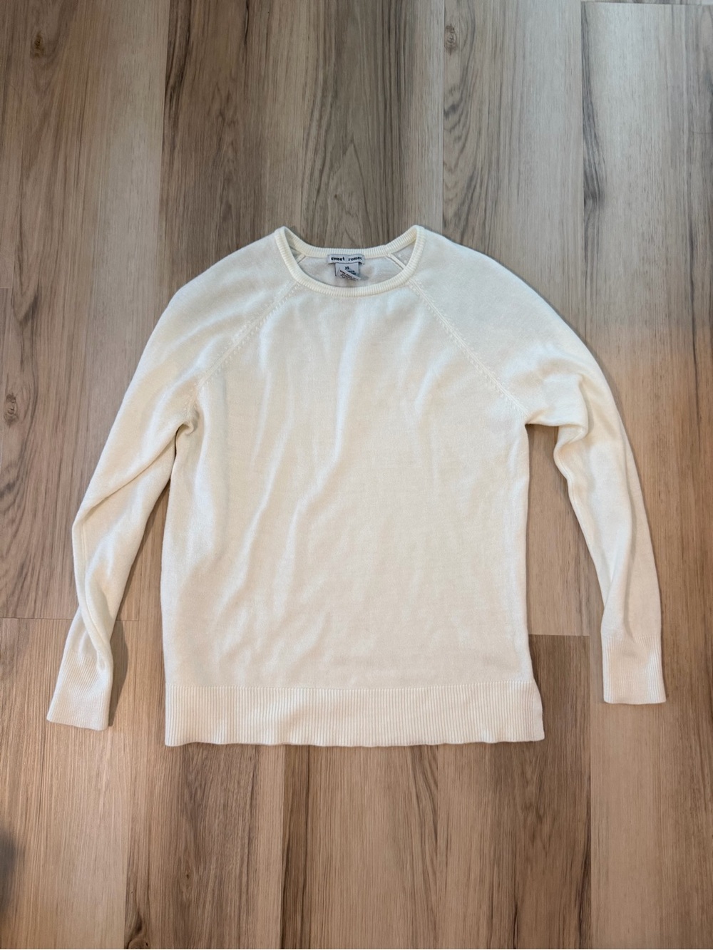 Sweet Romeo Ivory Crewneck Sweater
